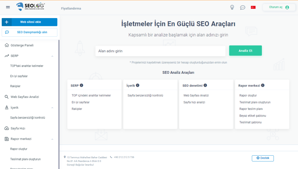 SEO Analiz Aracı